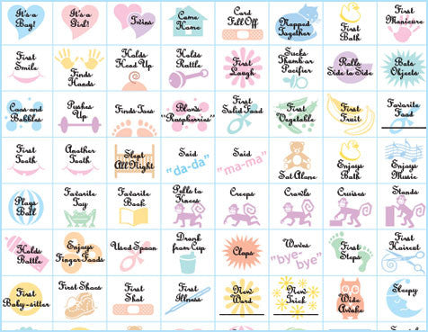 Baby's First Year Stickers